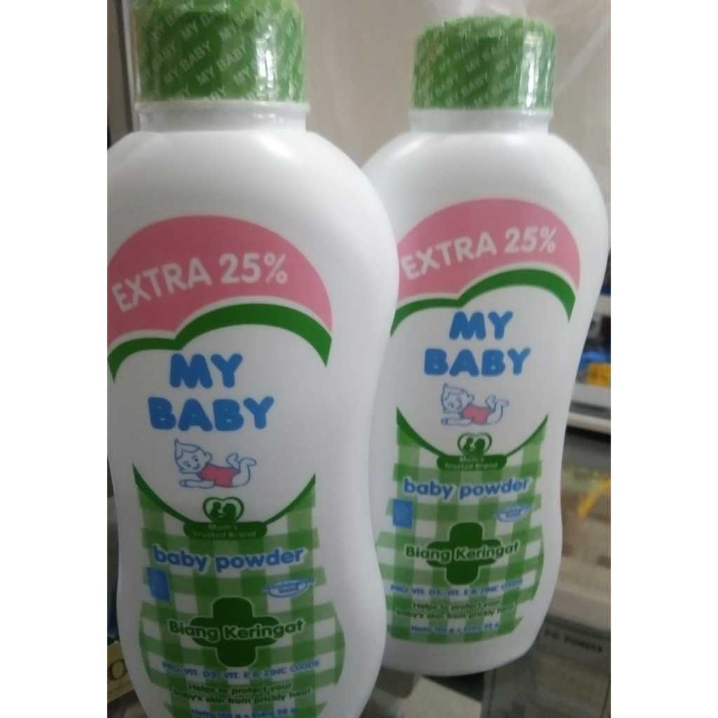 BEDAK MY BABY POWDER BIANG KERINGAT 150G (HIJAU)