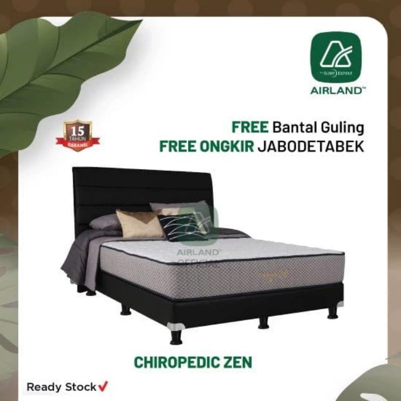 SPRING BED CHIROPEDIC ZEN SPRING BED AIRLAND KASUR AIRLAND