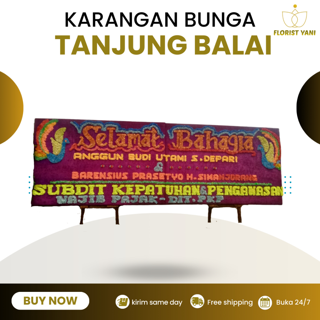 KARANGAN BUNGA PERNIKAHAN TANJUNG BALAI , PAPAN BUNGA PERNIKAHAN TANJUNG BALAI