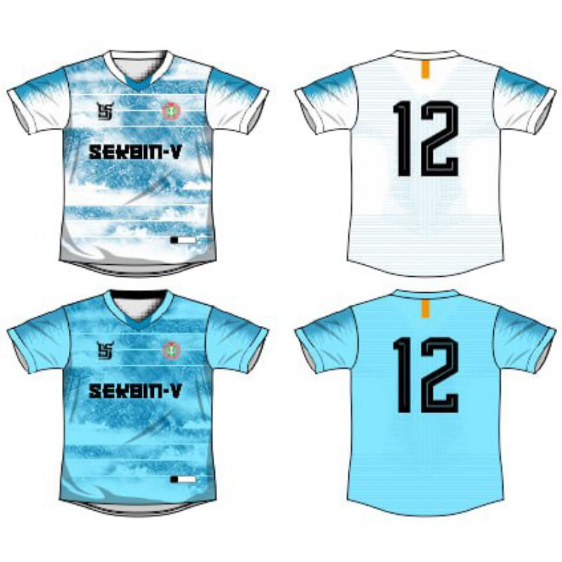 Jersey Futsal Custom Nama dan No punggung