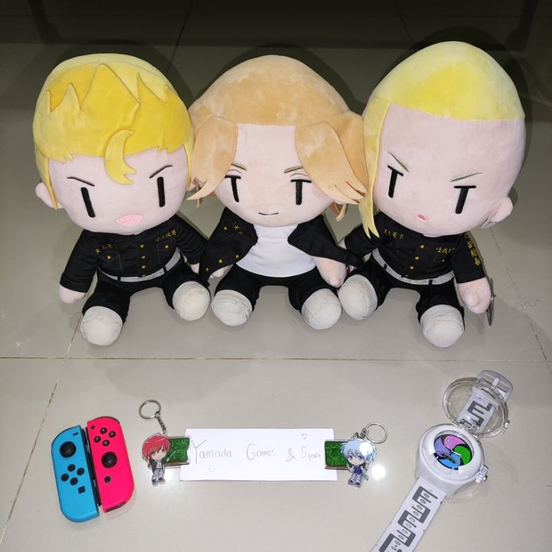 BONEKA PLUSH DOLL TOKYO REVENGERS TAKEMICHI MIKEY MANJIRO SANO DRAKEN ORI ORIGINAL BIG SERIES NEWTAG