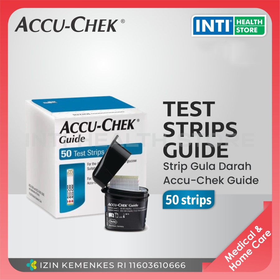 Accu-chek | Strip Gula Darah isi 50 pcs | Strip Accu Chek Guide
