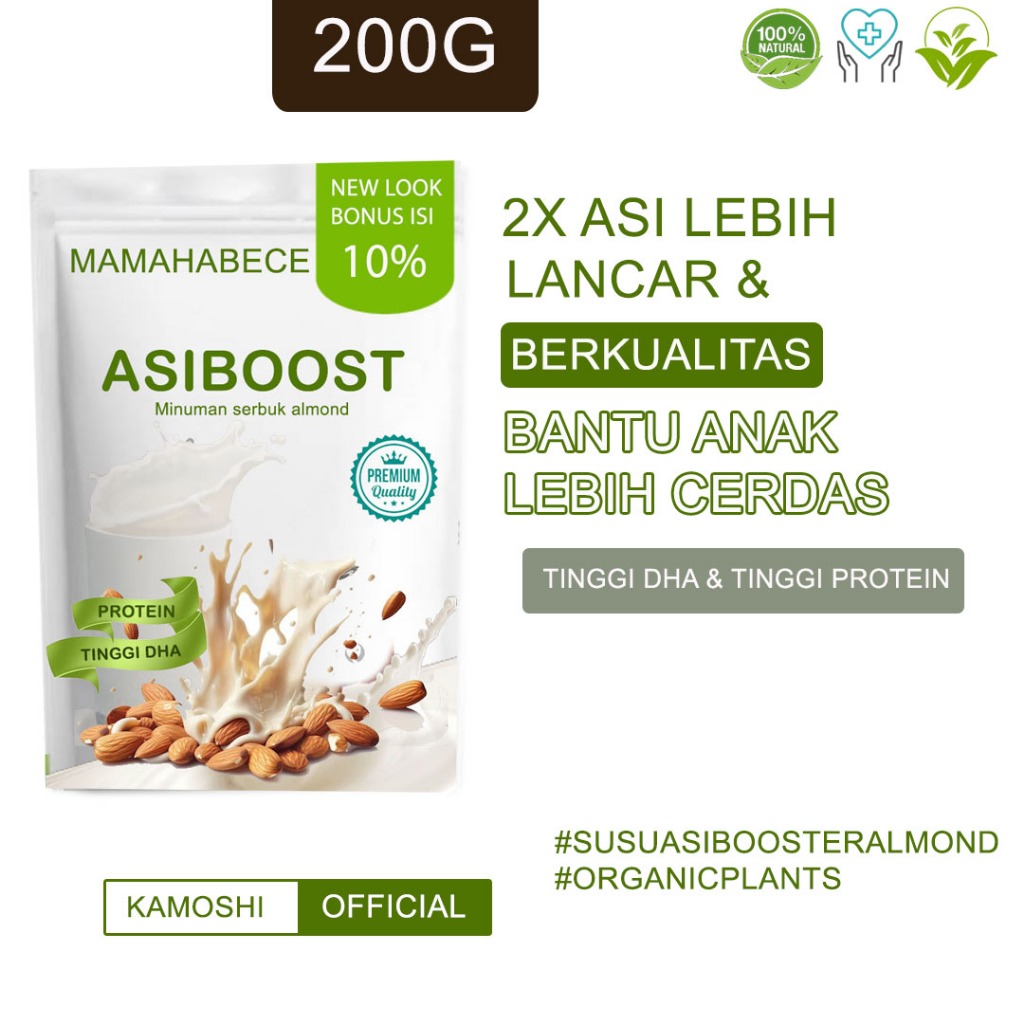 Susu Menyusui Almond Asi Booster Menyusui Pelancar Asi Boster Susu Pelancaran Asi Obat Pelancar Asi 