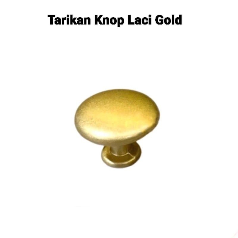 Tarikan knop Laci GOLD | Handle Knob Lemari Plastik | Pegangan Pintu Laci Warna Kuning Emas