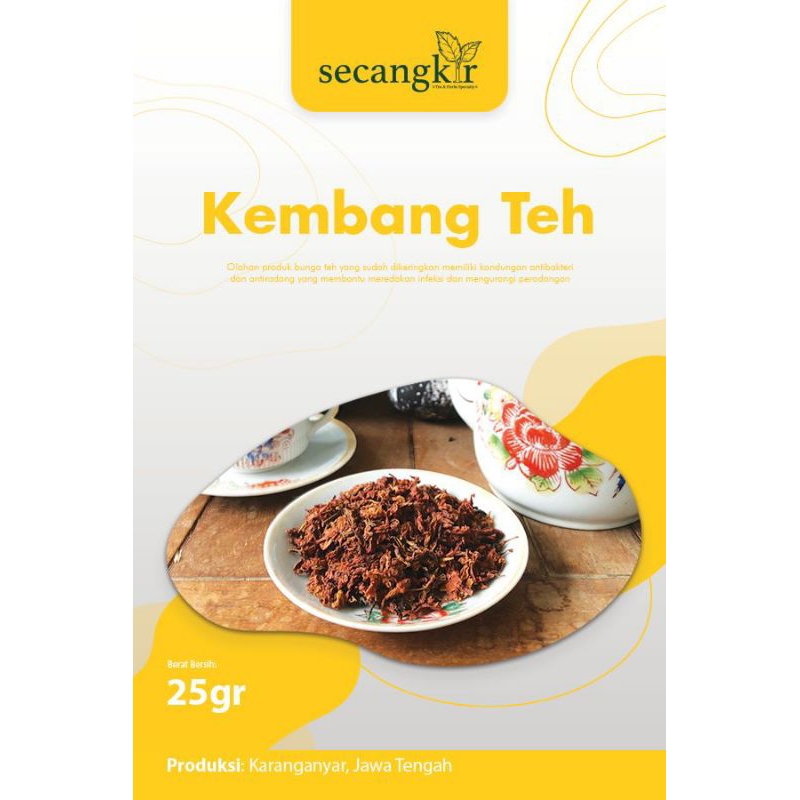 

Kembang Teh kering 25gr relaxasi tubuh