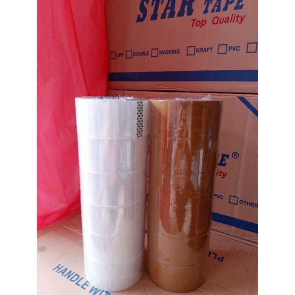 

LAKBAN BENING DAN COKLAT OPP 45X33M MEREK SDA / TERMURAH / LAKBAN BEST (1 ROLL ISI 6 PCS)