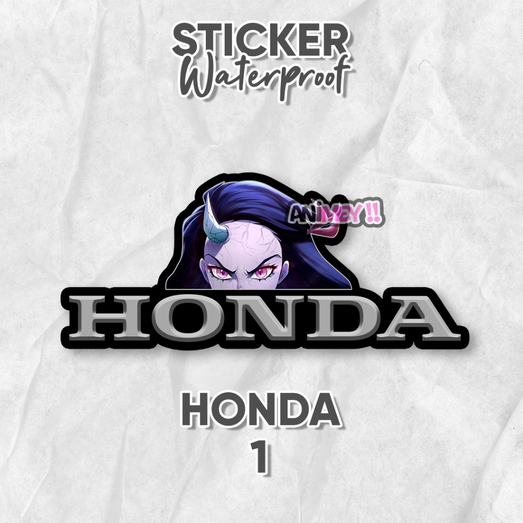 

Stiker Nezuko Logo Honda / Stiker Anime Waterproof