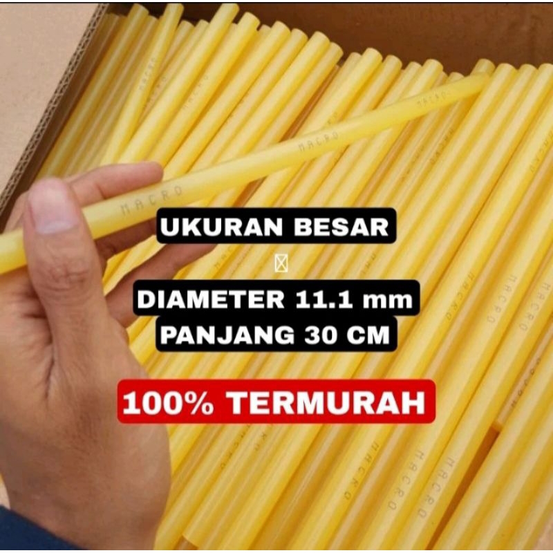 

ISI LEM TEMBAK REFIL LEM TEMBAK BESAR 30CM ISI LEM TEMBAK KUNING DIAMETER 1.1