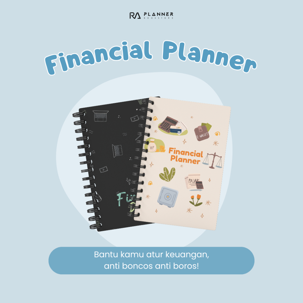 

Financial Planner 6 Bulan | Buku Catatan Keuangan | Ready Stok | Undated Timeless