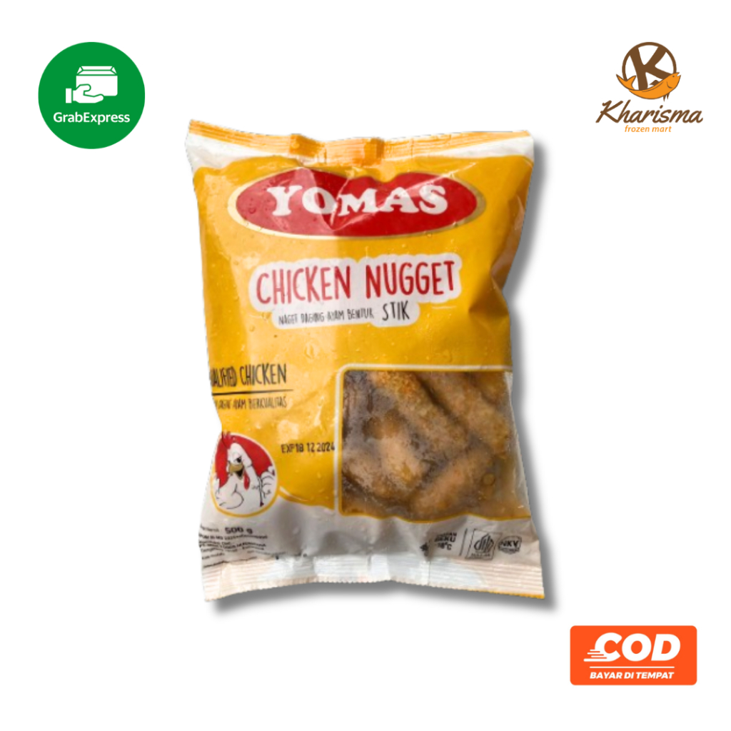 

(Khusus Padang) Yomas Nugget Stick Ayam 500g Makanan Frozen Food