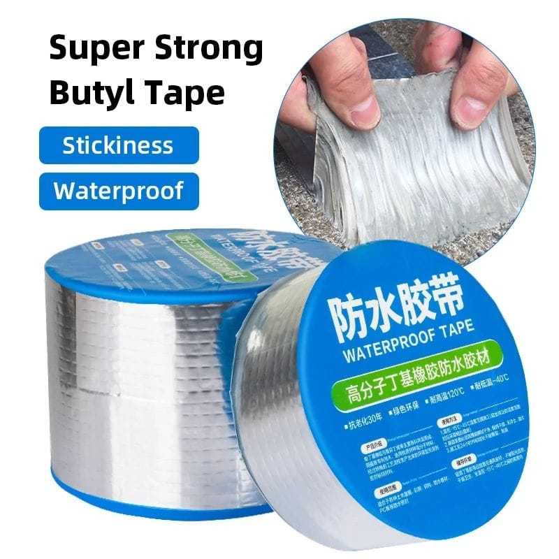 Lakban Anti Bocor Tape Lem Anti Air Aluminium Foil Lem Talang
