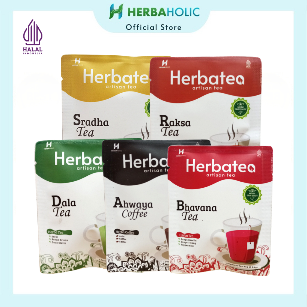 

Herbaholic.id Artisan Tea Herbal Kemasan Sachet 2gr