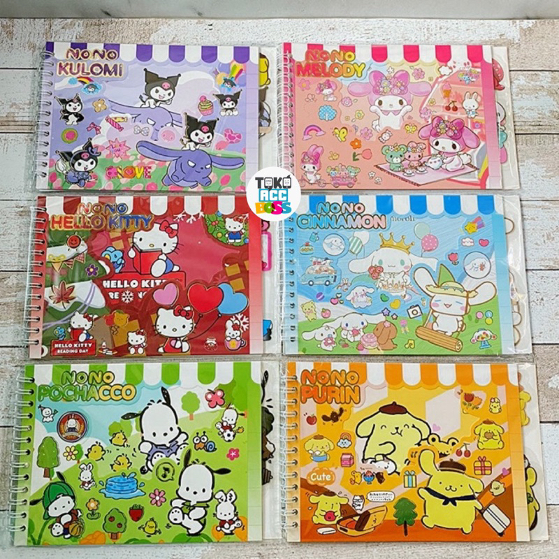 

Sticker Buku / Stiker Buku Karakter / Sticker Karakter Lucu