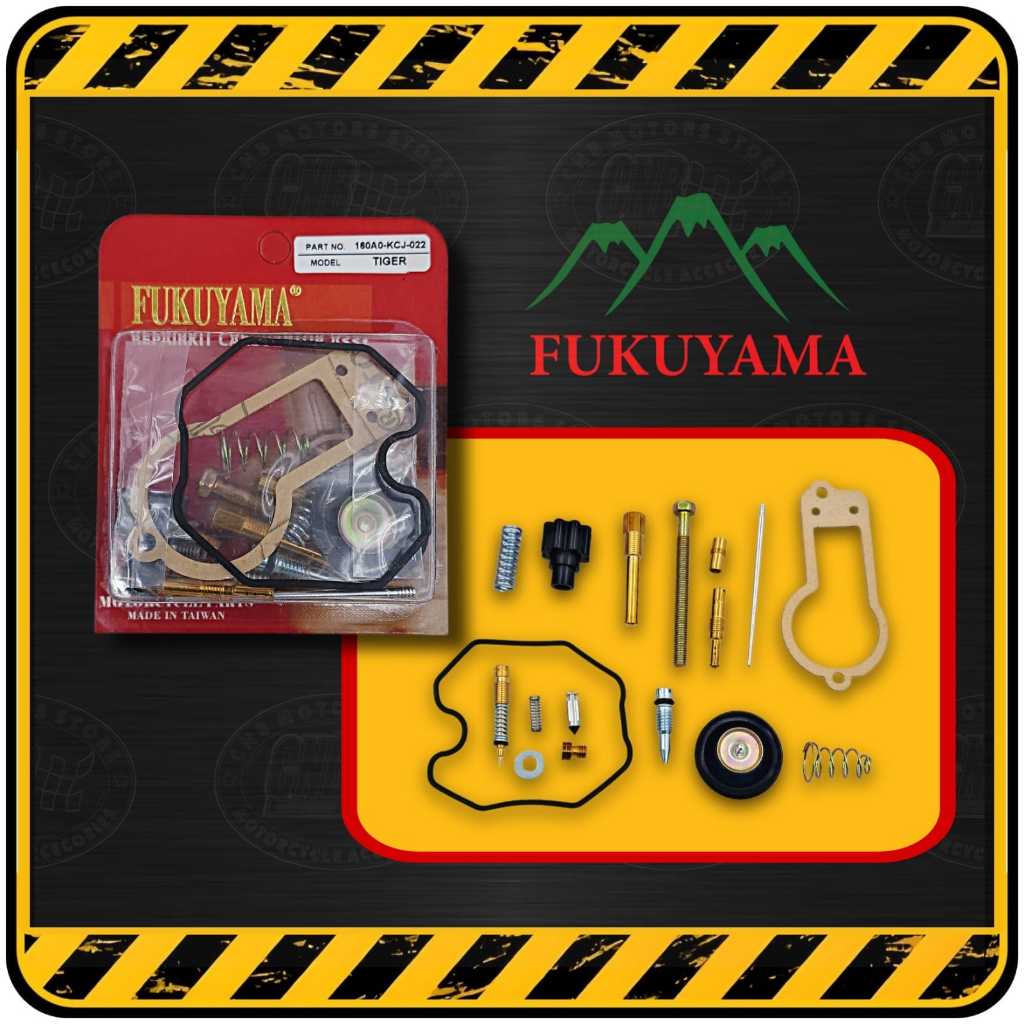 Repair Kit KARBU KARBURATOR Plus Vacum Diafragma Honda TIGER by FUKUYAMA