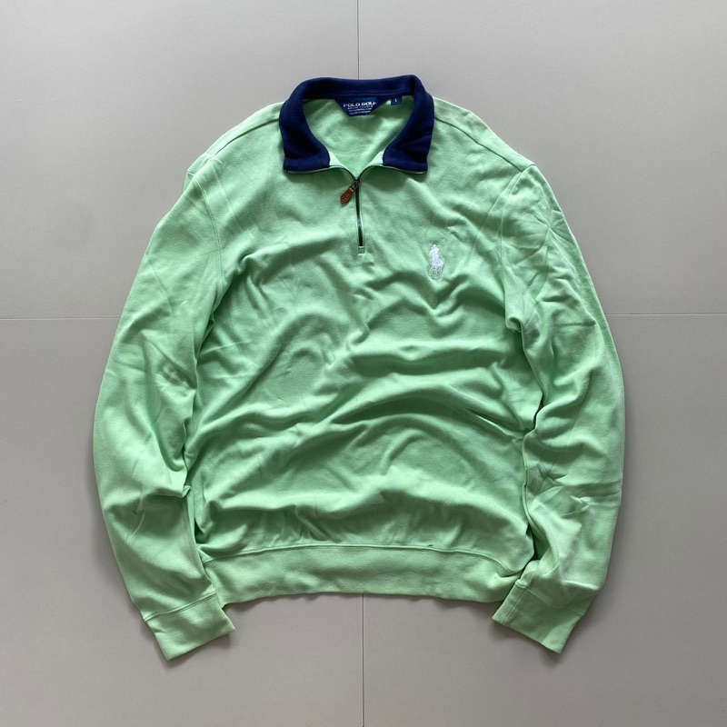 vintage polo halfzip