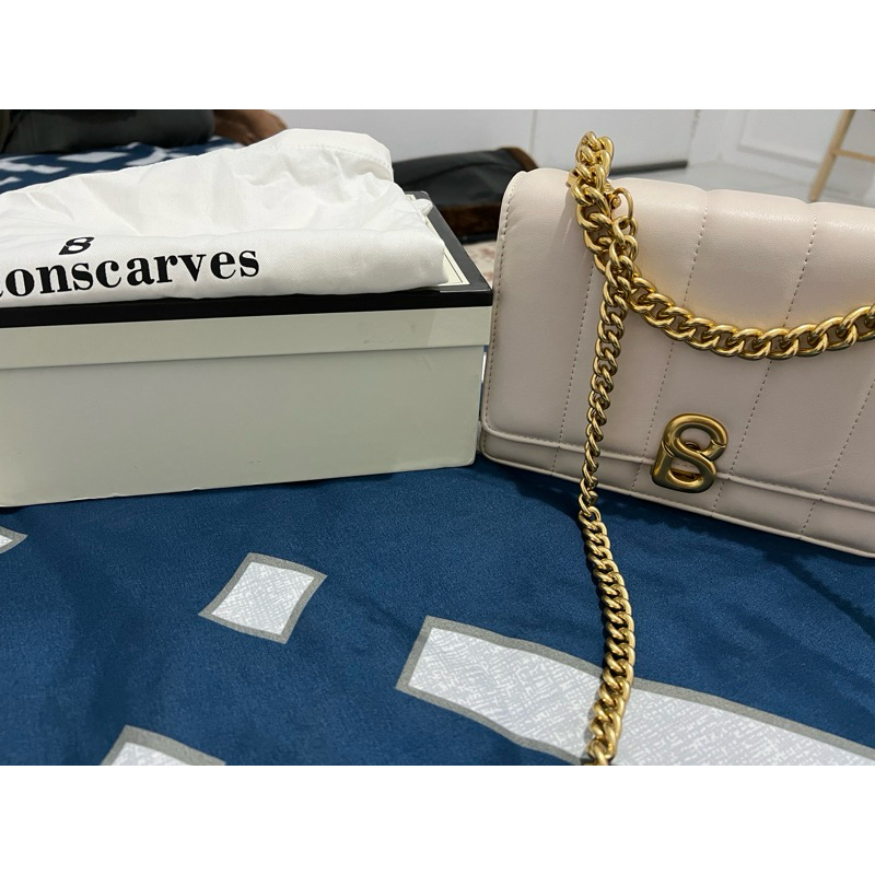 nora bag buttonscarves ivory