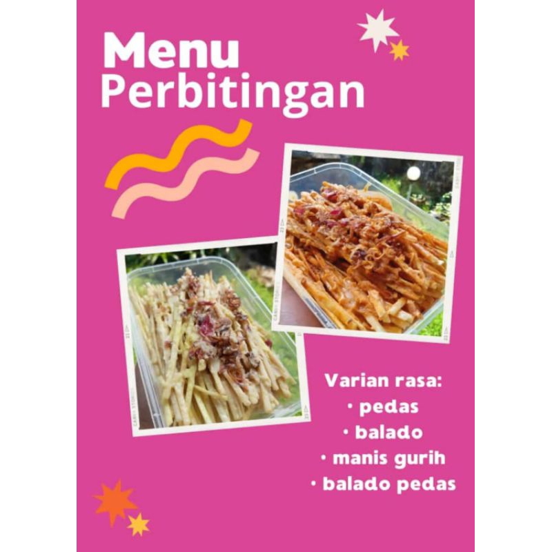 [BISA COD] JAJANAN JADUL JAJANAN BITING SAMBEL BASAH MIE LIDI JAJANAN SD TEPAK 500ML