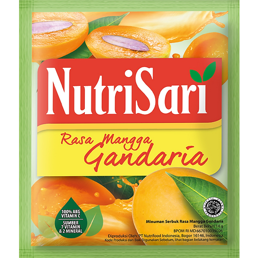 

NutriSari Mangga Gandaria 10 Sachet