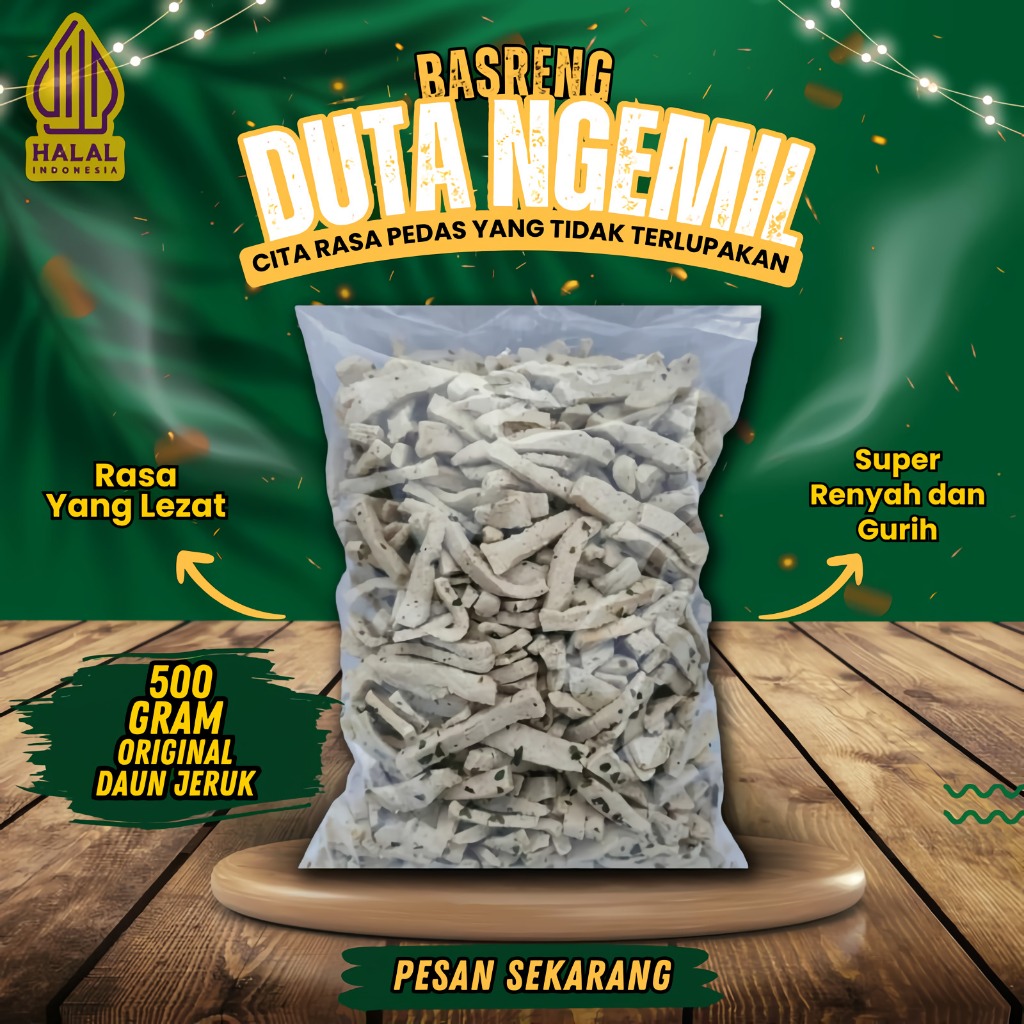 

500GRAM BASRENG ORIGINAL DAUN JERUK | DUTANGEMIL