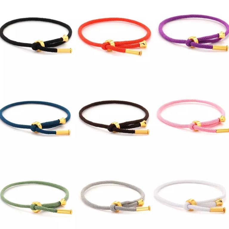 GROSIR  Gelang Tali Pandora Serut Polos