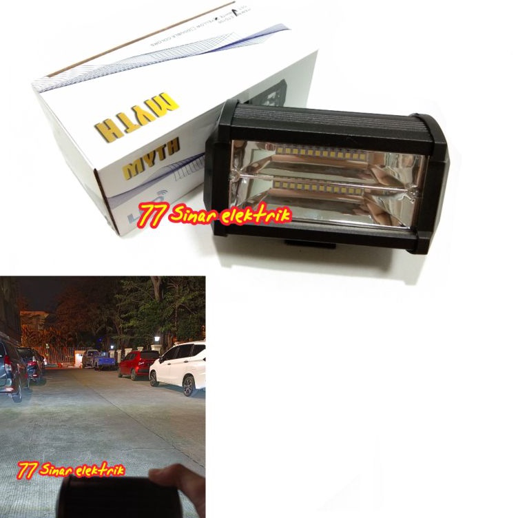 CF Lampu Tembak Sorot Led 24 Mata MYTH Cree Putih Lampu Tembak Led Motor Mobil 12 24 Volt