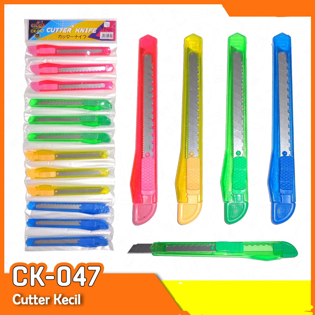 

Esco cutter kecil ck-047 renteng