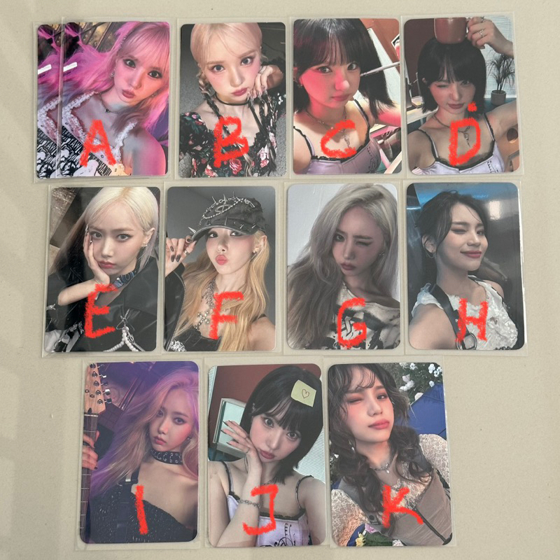 VIVIZ VERSUS PHOTOCARD ALBUM EUNHA SINB UMJI OFFICIAL PC