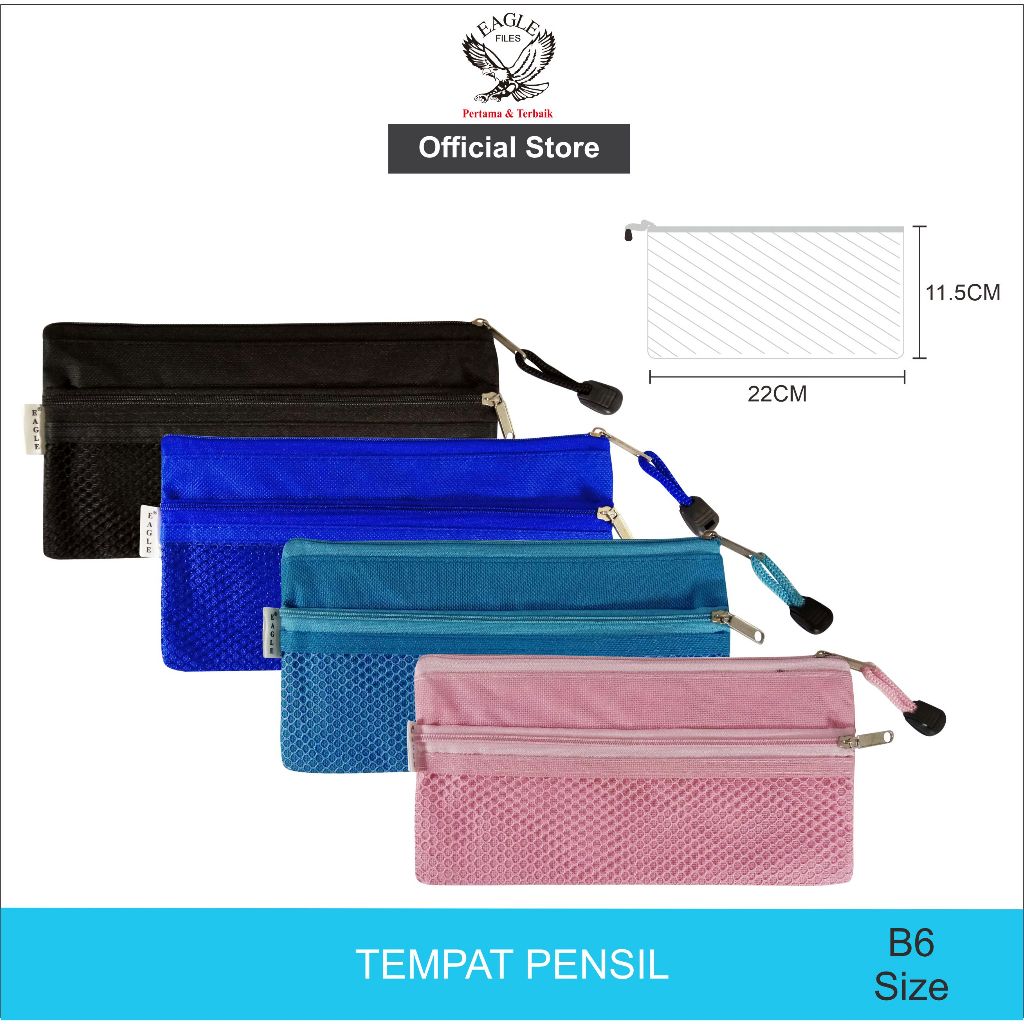 

EAGLE FILES Document Bag Tas Dokumen Tempat Pensil B6 E 282