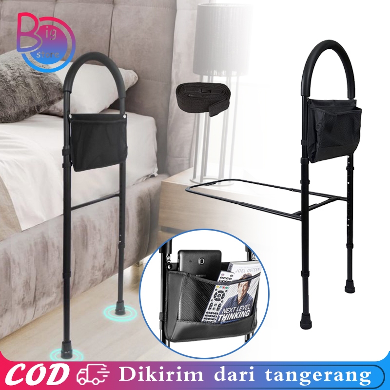 1Set Pegangan Tempat Tidur Lansia Dan Diangkat Bed Assist Rail Safety Bed rail Lansia