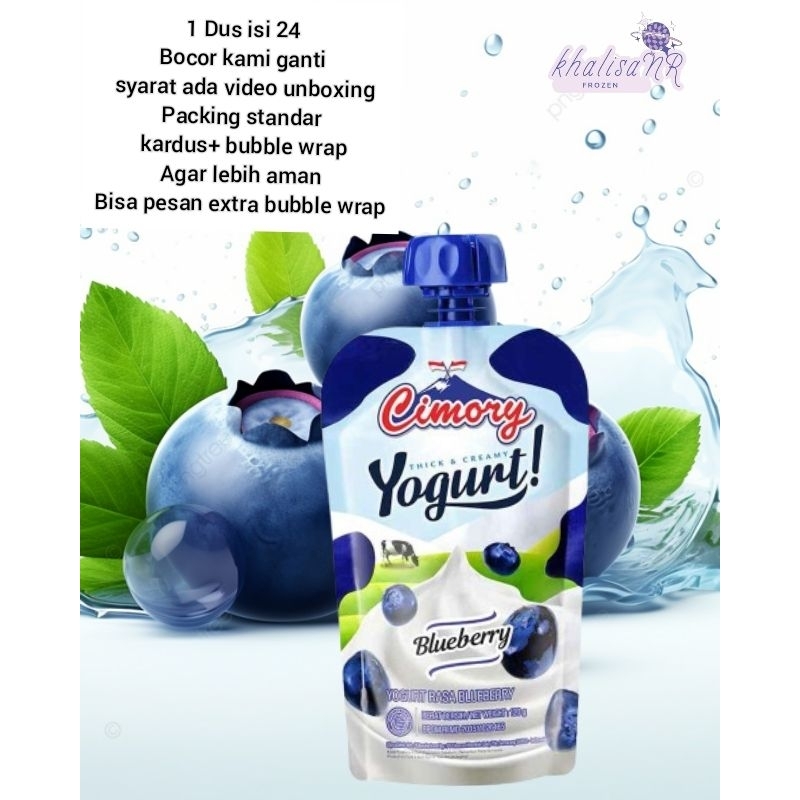 

Cimory Yogurt Squeeze Bluberry 120 gram