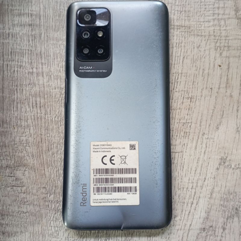 MESIN REDMI 10 2022 NORMAL RAM 6/128 MASIH SEGEL