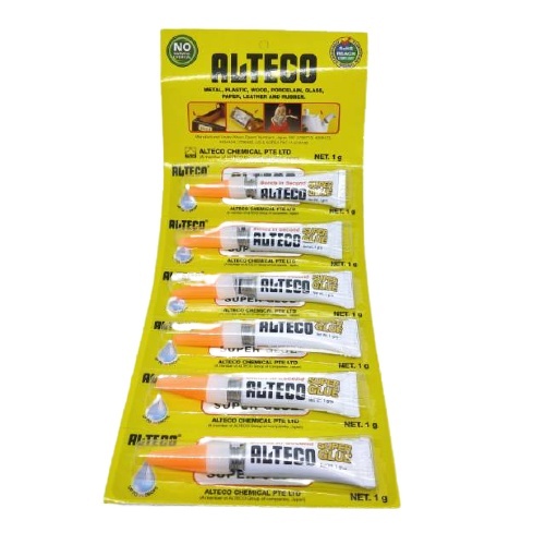 

(1 PCS) ALTECO Lem Alteco 3 gr ORIGINAL Super Glue Lem Kayu / Lem Serbaguna