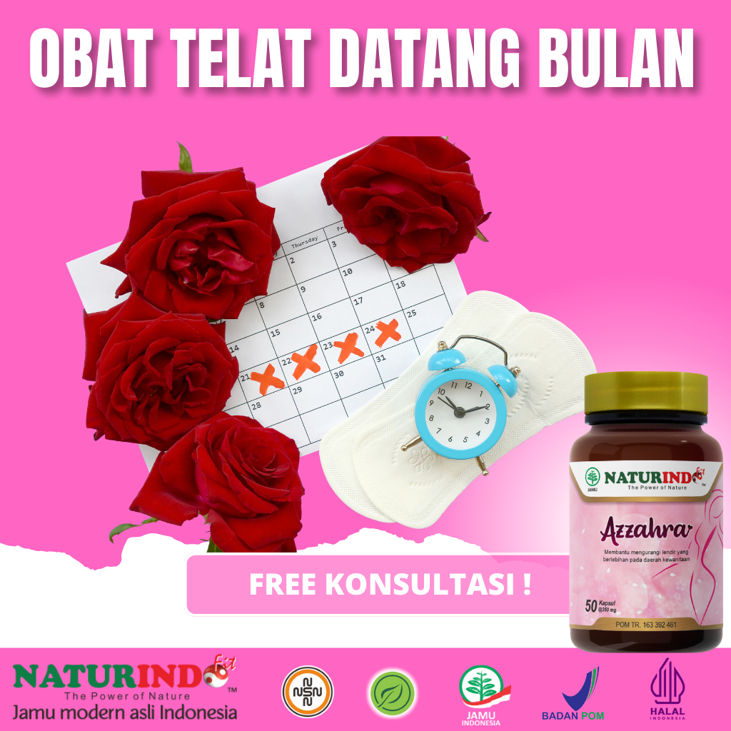 Obat Telat Datang Bulan Haid Terlambat Telat Haid Telat Bulan Azzahra Naturindo