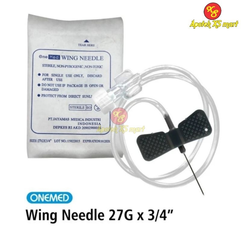 ONEMED WING NEEDLE 27G  SCALP VEIN PCS