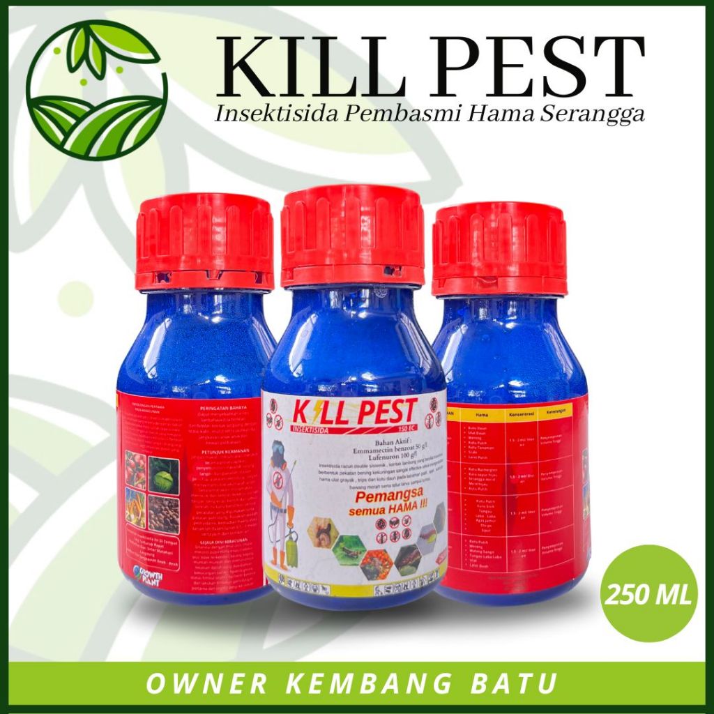 KILLPEST 250ml Insektisida Sistemik Khusus Tanaman Anggrek Pengendali Hama dan Gulma