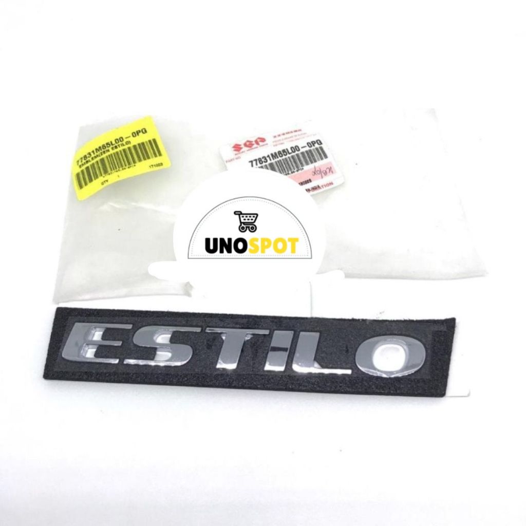 Emblem Logo "Estilo" Suzuki Karimun Estilo Original SGP
