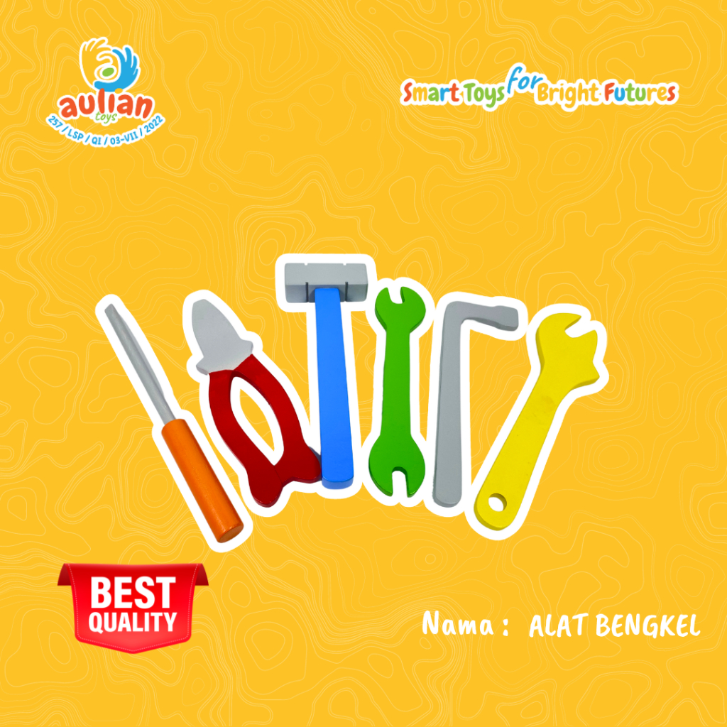 ALAT TUKANG/ ALAT BENGKEL/ ALAT TANI - MAINAN ANAK / MAINAN EDUKASI / ALAT PERAGA EDUKASI / MAINAN M