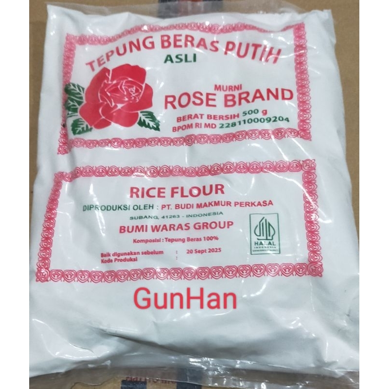 

Tepung Beras Rose Brand 500 gr