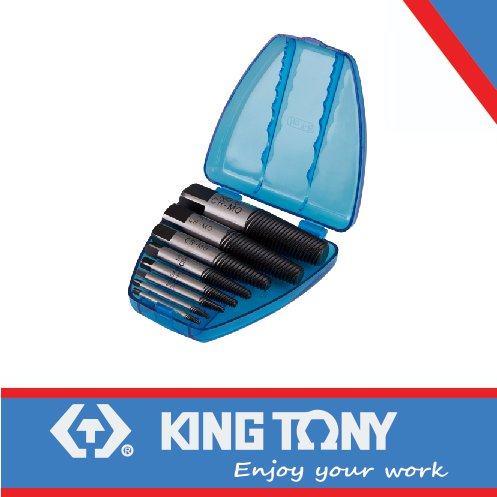 8PC SCREW EXTRACTOR SET - KING TONY 11208SQ