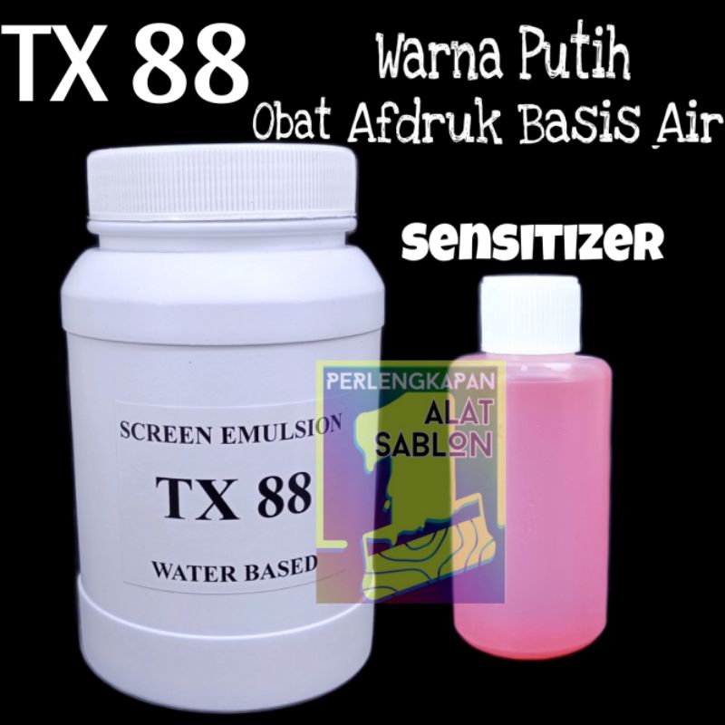 TX 88 AFDRUK SABLON SCREEN EMULSION BASIS AIR  PUTIH 1KG