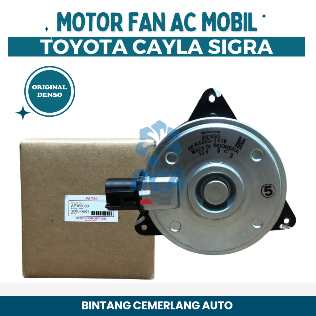 MOTOR FAN AC Mobil Toyota CALYA Cayla Sigra ORIGINAL DENSO