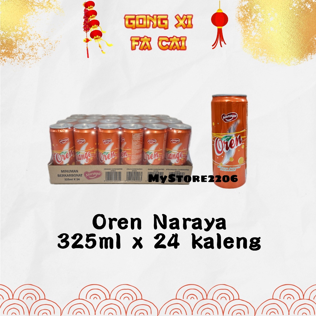 

Minuman Kaleng Soda / Soft Drink rasa Jeruk Oren merek Naraya / Minuman Kaleng rasa Jeruk merek Naraya / Orange