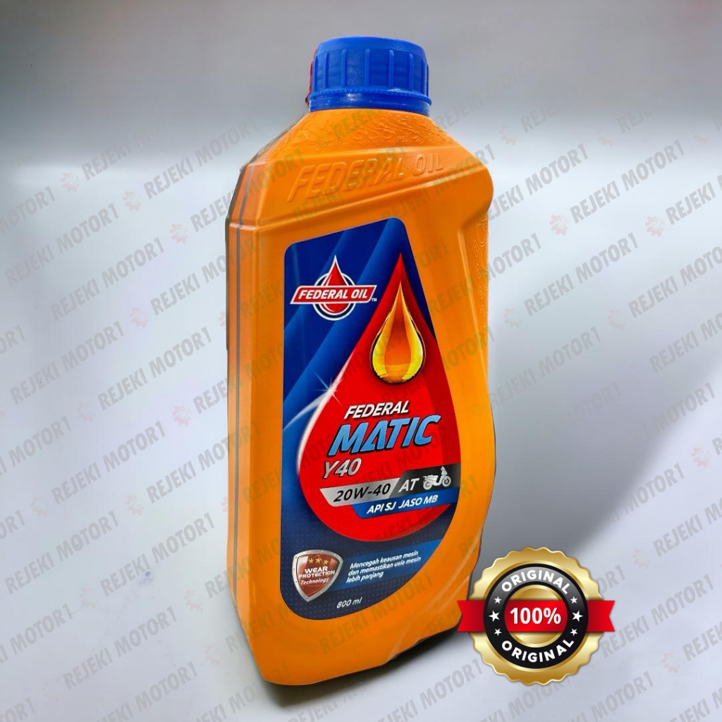 FEDERAL OIL Matic y 40 20W-40 0.8L 800ml - Oli Motor Matic
