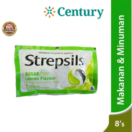 

Strepsil Sugar Free Lemon 8 Tablet