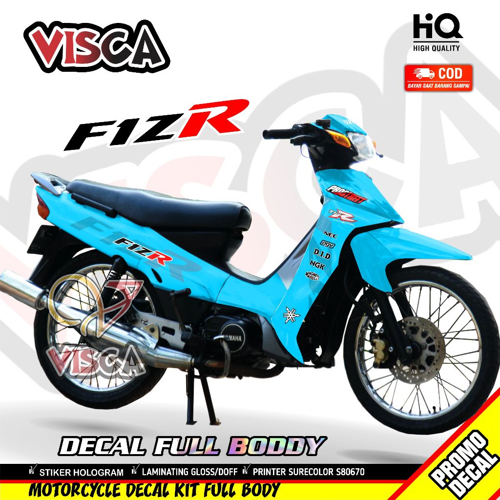Decal Fiz R Full Body Decal F1zr Stiker Fiz R Variasi Decal Fizr Stiker Motor Fiz R Full Body Stripi