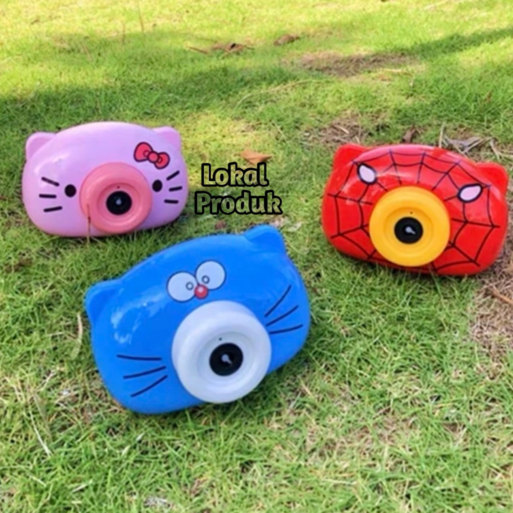 Mainan Edukasi Anak Murah Bubble Camera Musik Import Elektrik FU 1144 | Mainan Camera Karakter Yang 