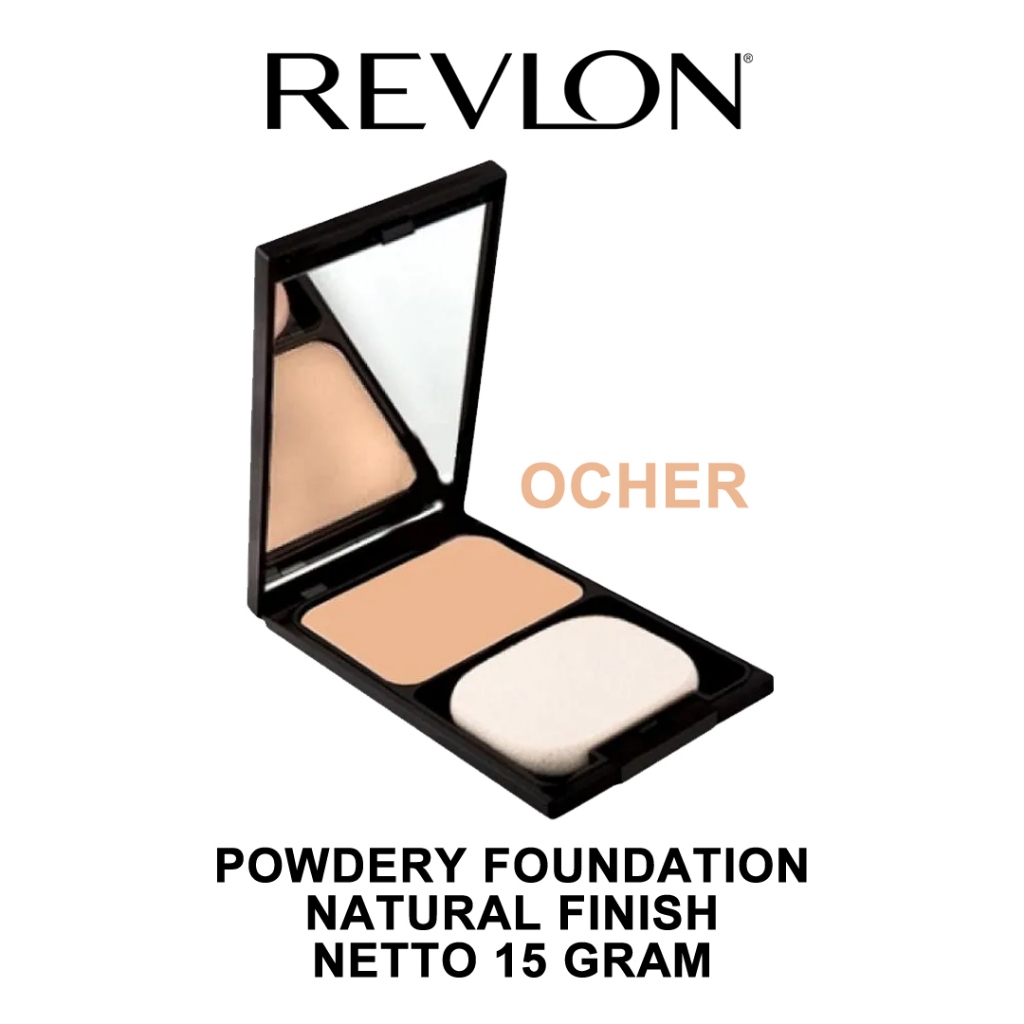 (100% ORI) Revlon Natural Finish Powder Foundation - Bedak Padat Revlon | Foundation Revlon