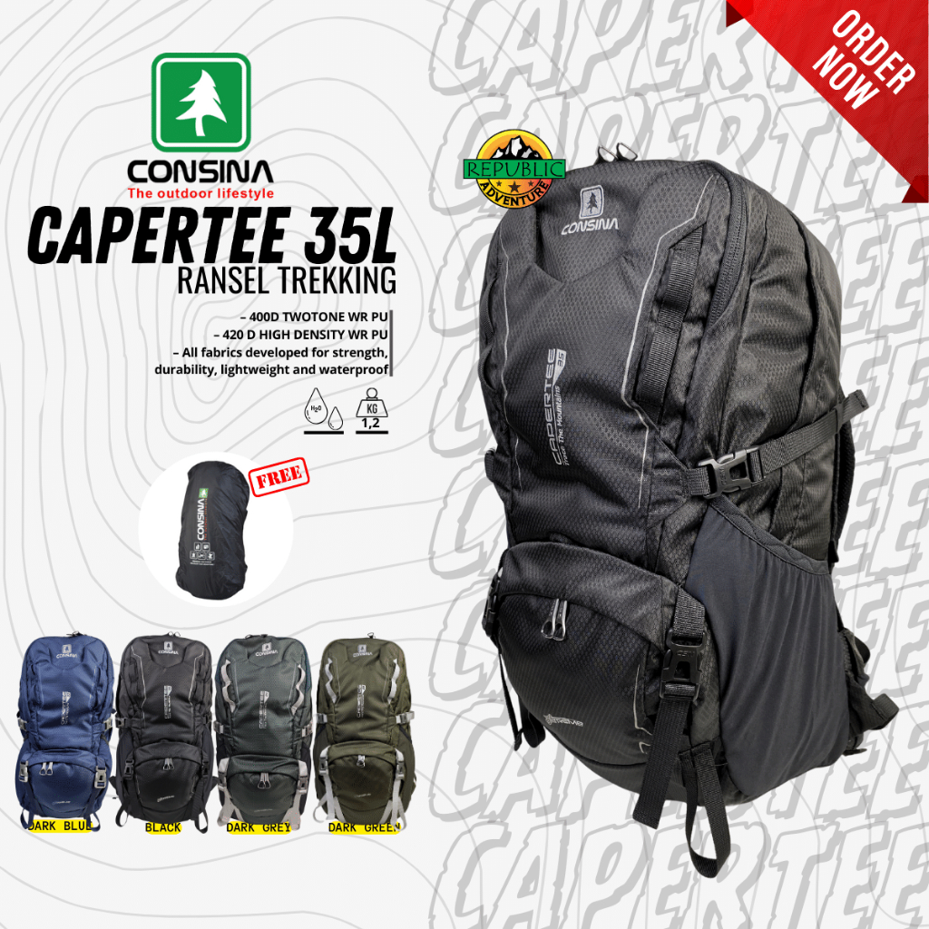 Daypack Consina Capertee 35L Tas Ransel Gunung Consina Tas Gunung | Consina T-REX | RANSEL TREKKING