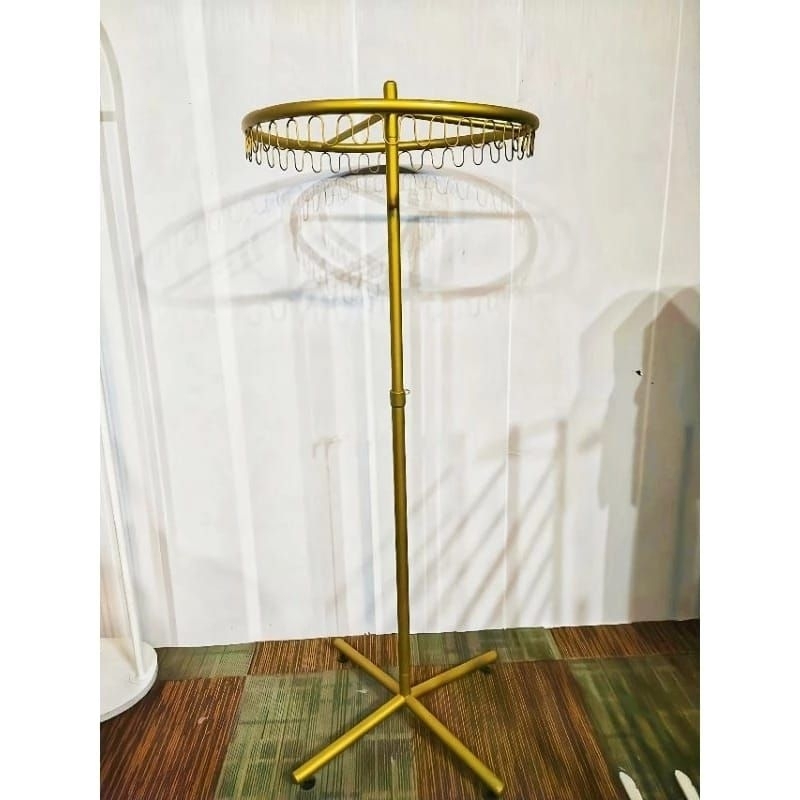 Gawang payung / display baju payung / gawang payung putar / gawang mewah / gawang gold / gawang gami