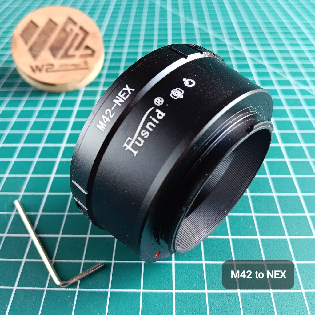 Fusnid Lens Adapter lensa M42 to Nex kamera Sony e mount